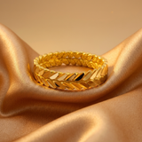 Bague Épi de Blé en Or 916 (22 Carats)