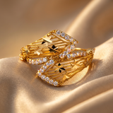 Bague Étoilée en Or 916 (22 Carats)