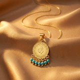 Pendentif Médaillon Ottoman en Or 916 (22 Carats)