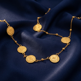 Collier Pièces Ottomanes en Or 916 (22 Carats)