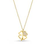 Collier en or jaune femme - Lucky Sparkle