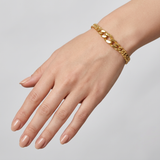 Bracelet Gourmette en Or 916 (22 Carats)