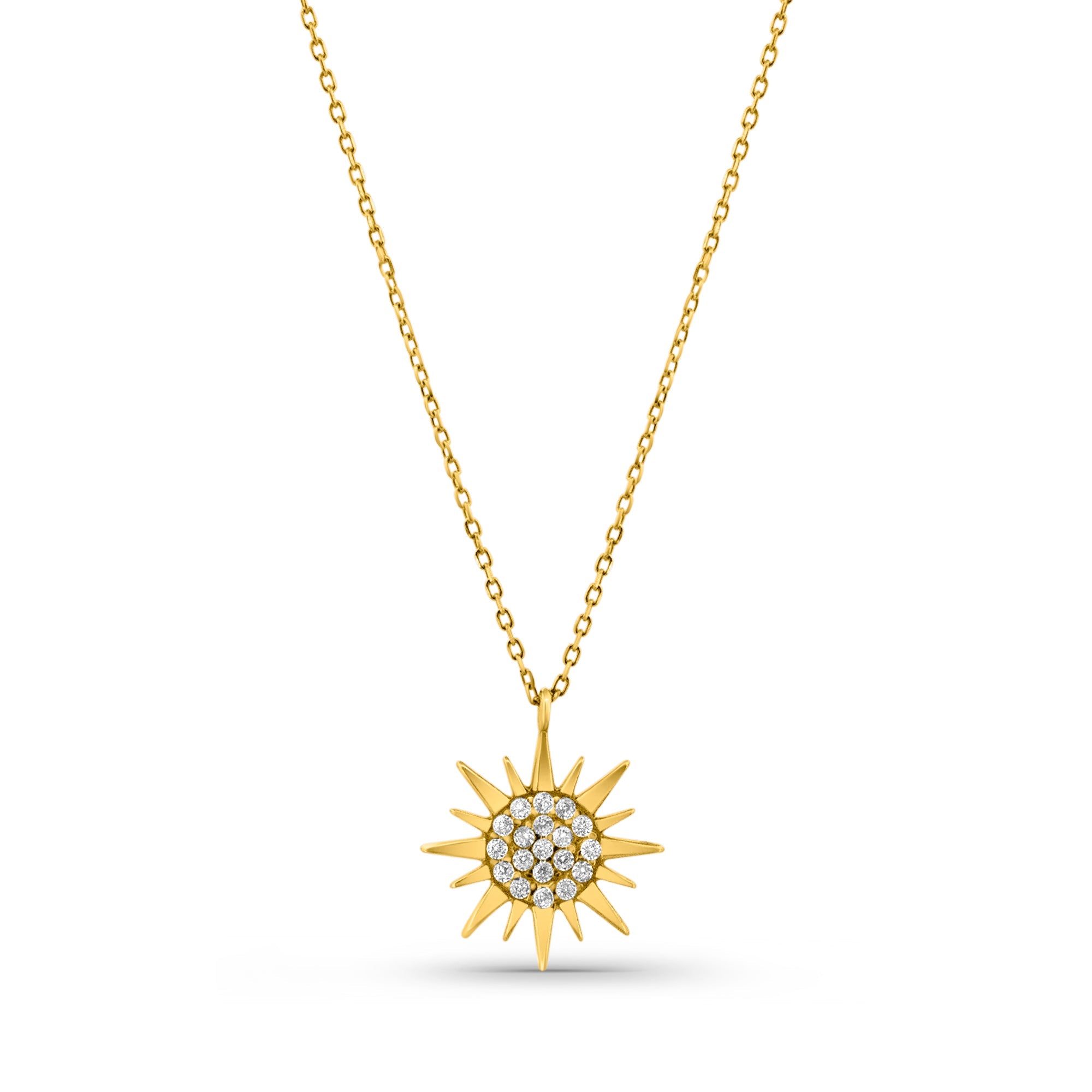 Collier en or jaune femme - Golden Radiance