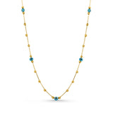 Collier en or jaune femme - Blue Guardian