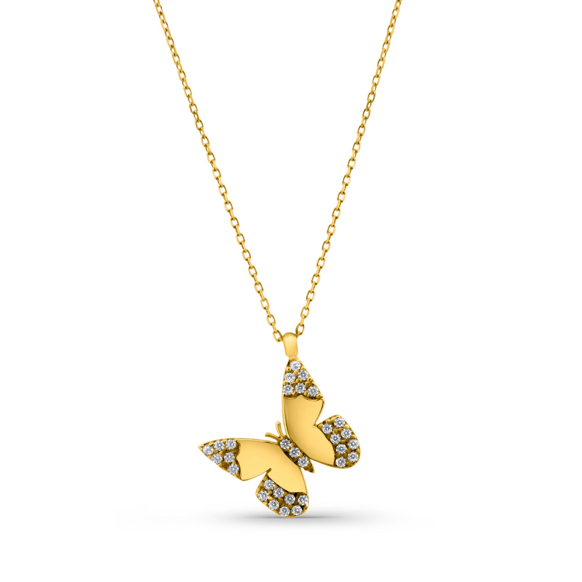 Collier en or jaune femme - Elysian Wings