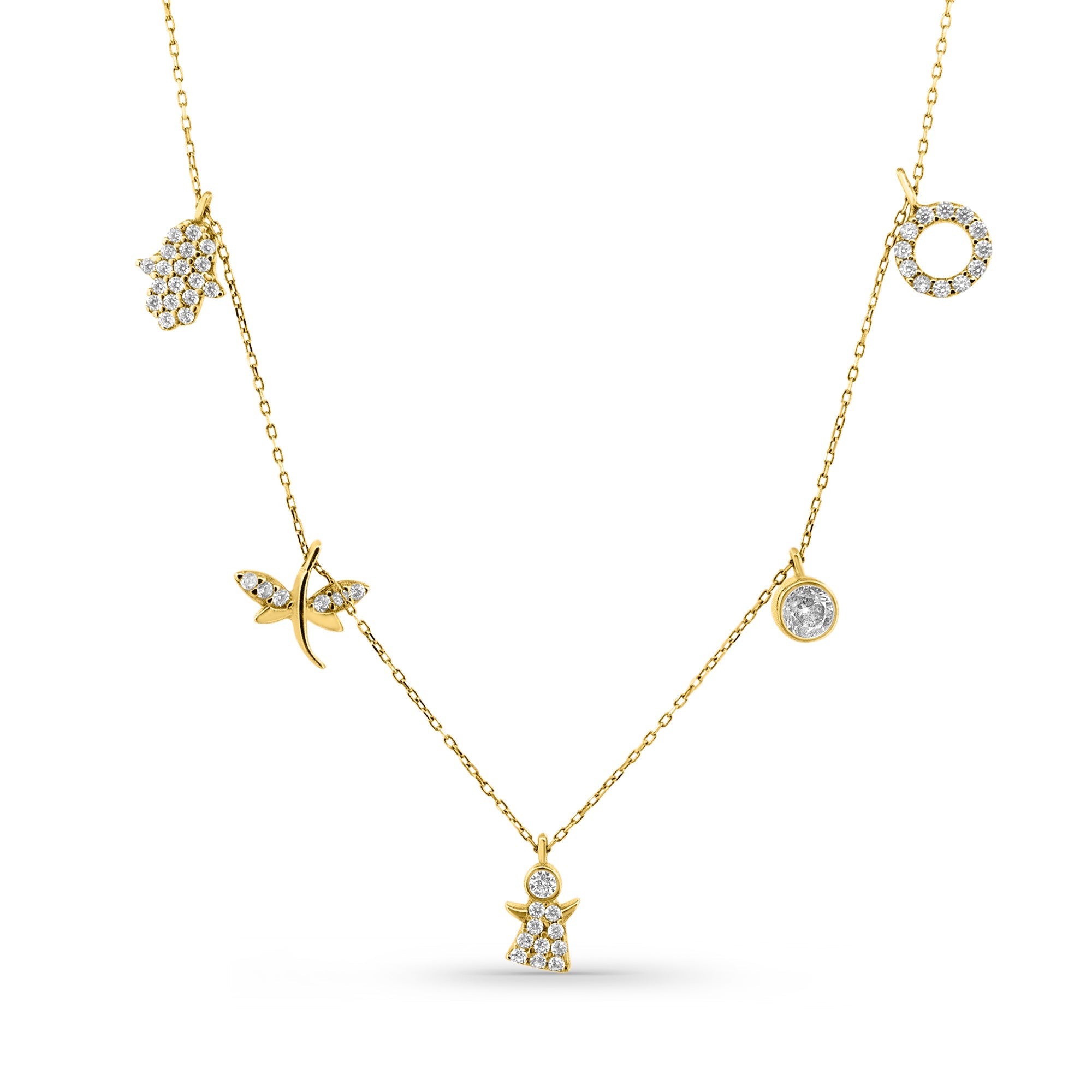 Collier en or jaune femme - Elysian Charm