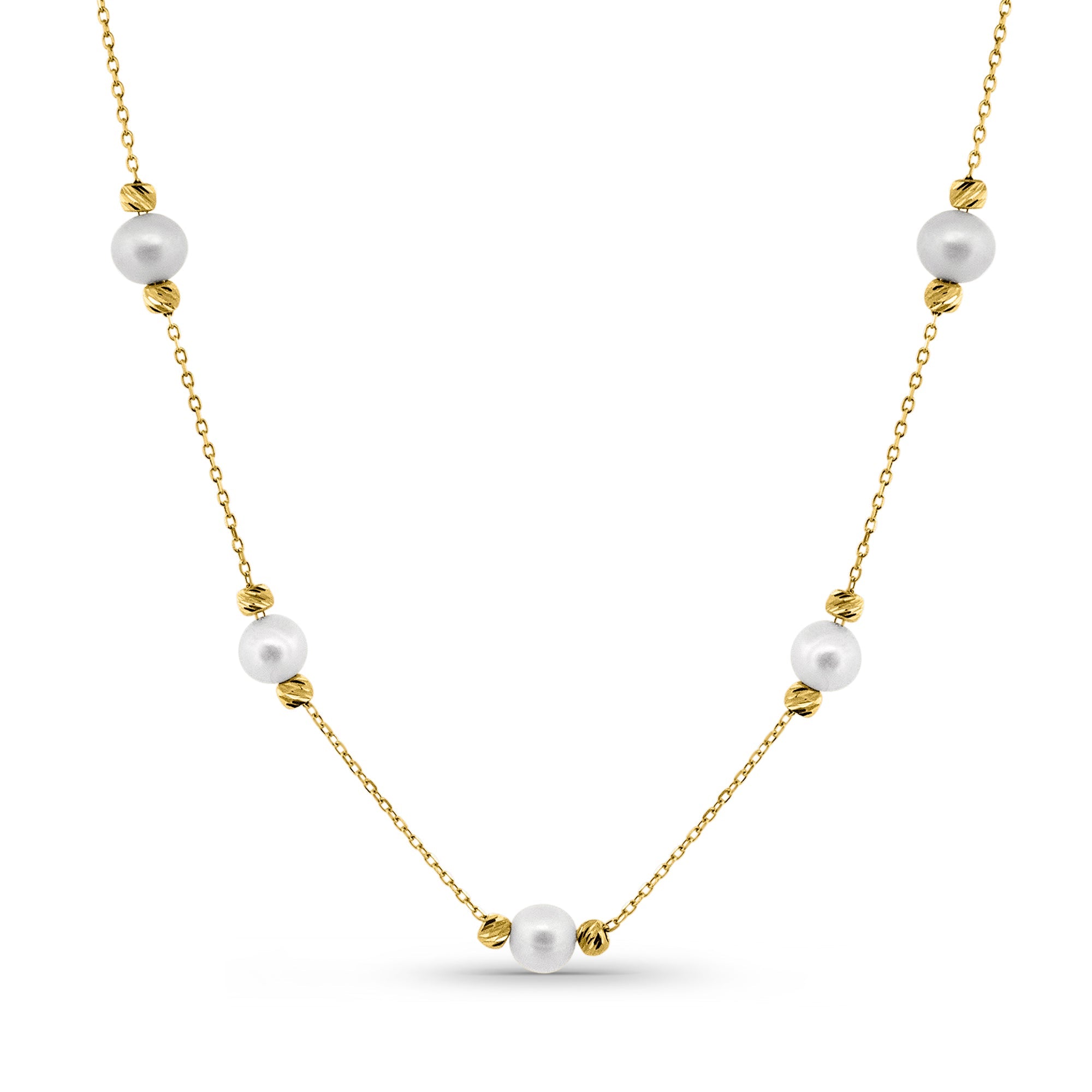 Collier en or jaune femme - Elara Pearls