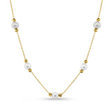 Collier en or jaune femme - Elara Pearls