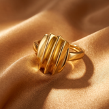 Bague Godronnée en Or 22 Carats
