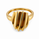 Bague Godronnée en Or 22 Carats