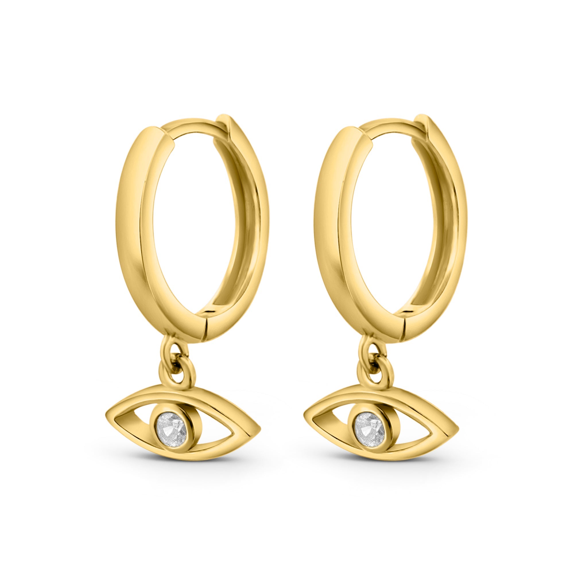 Boucle d'oreille en or femme 14 Carats - Eye