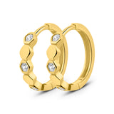 Boucle d'oreille en or femme 14 Carats - Sylia