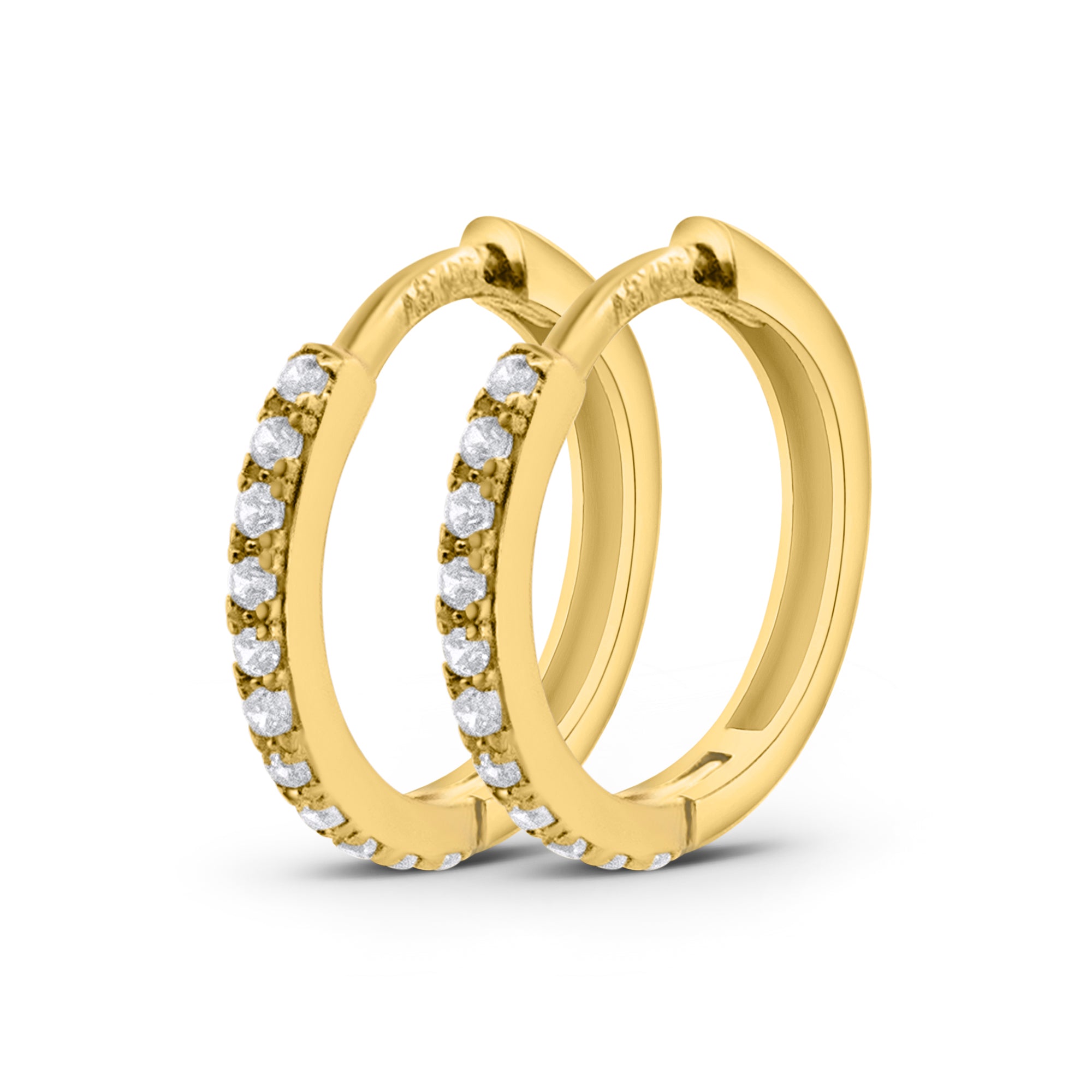 Boucle d'oreille en or femme 14 Carats - Evelis