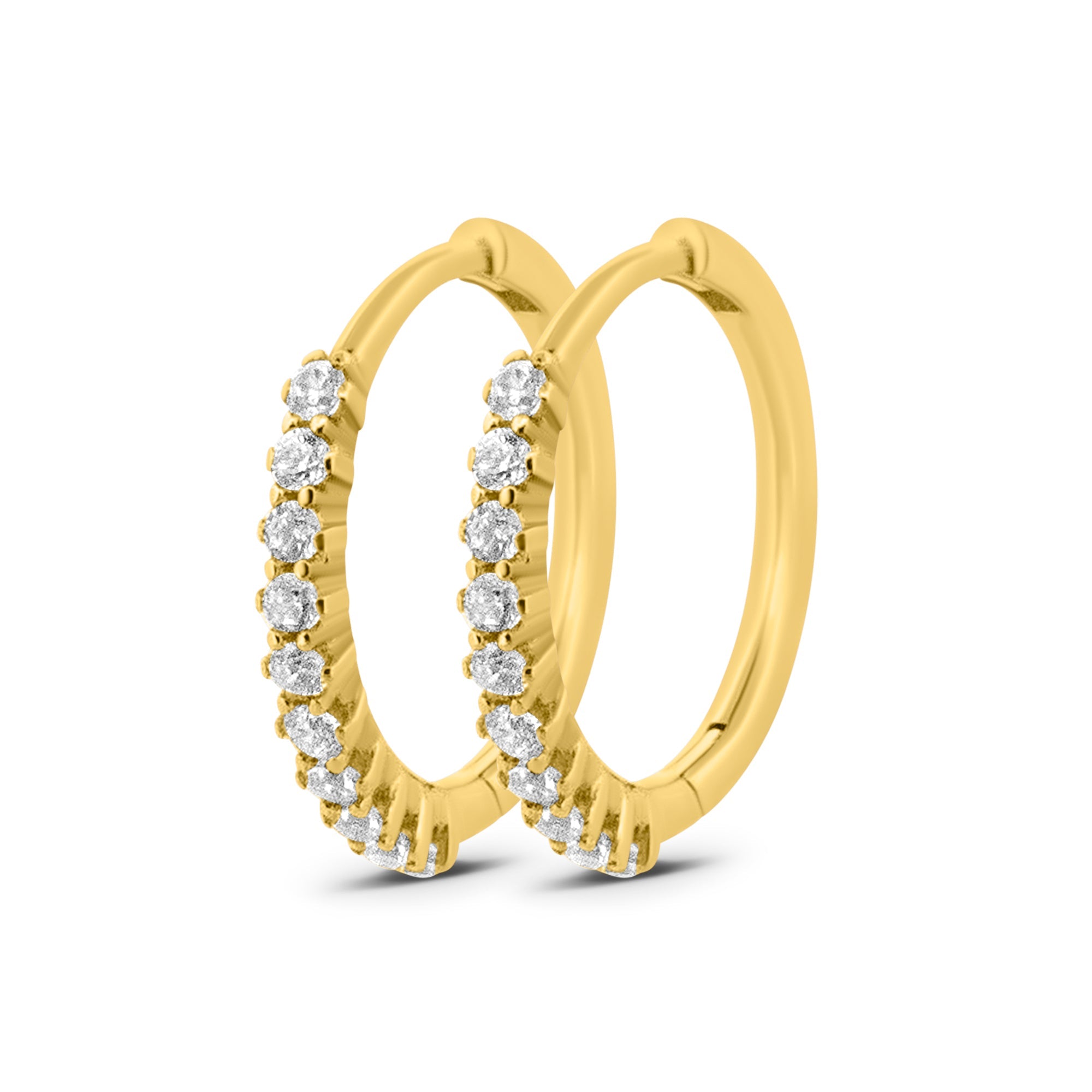 Boucle d'oreille en or femme 14 Carats - Zafira