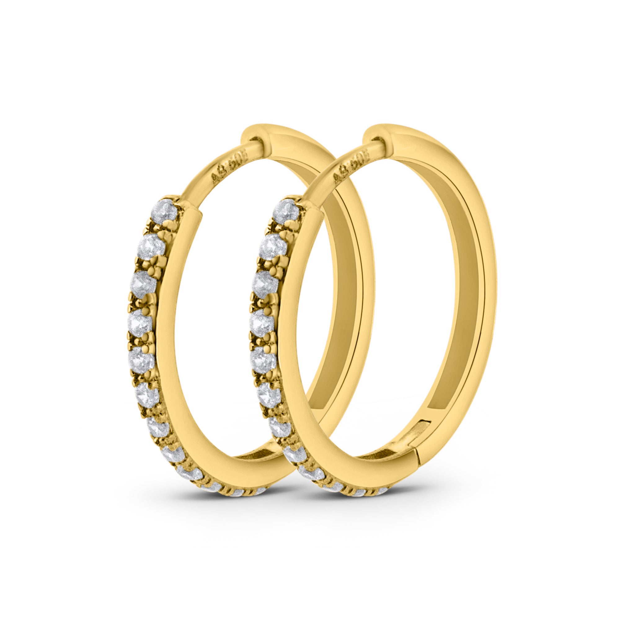 Boucle d'oreille en or femme 14 Carats - Cressida