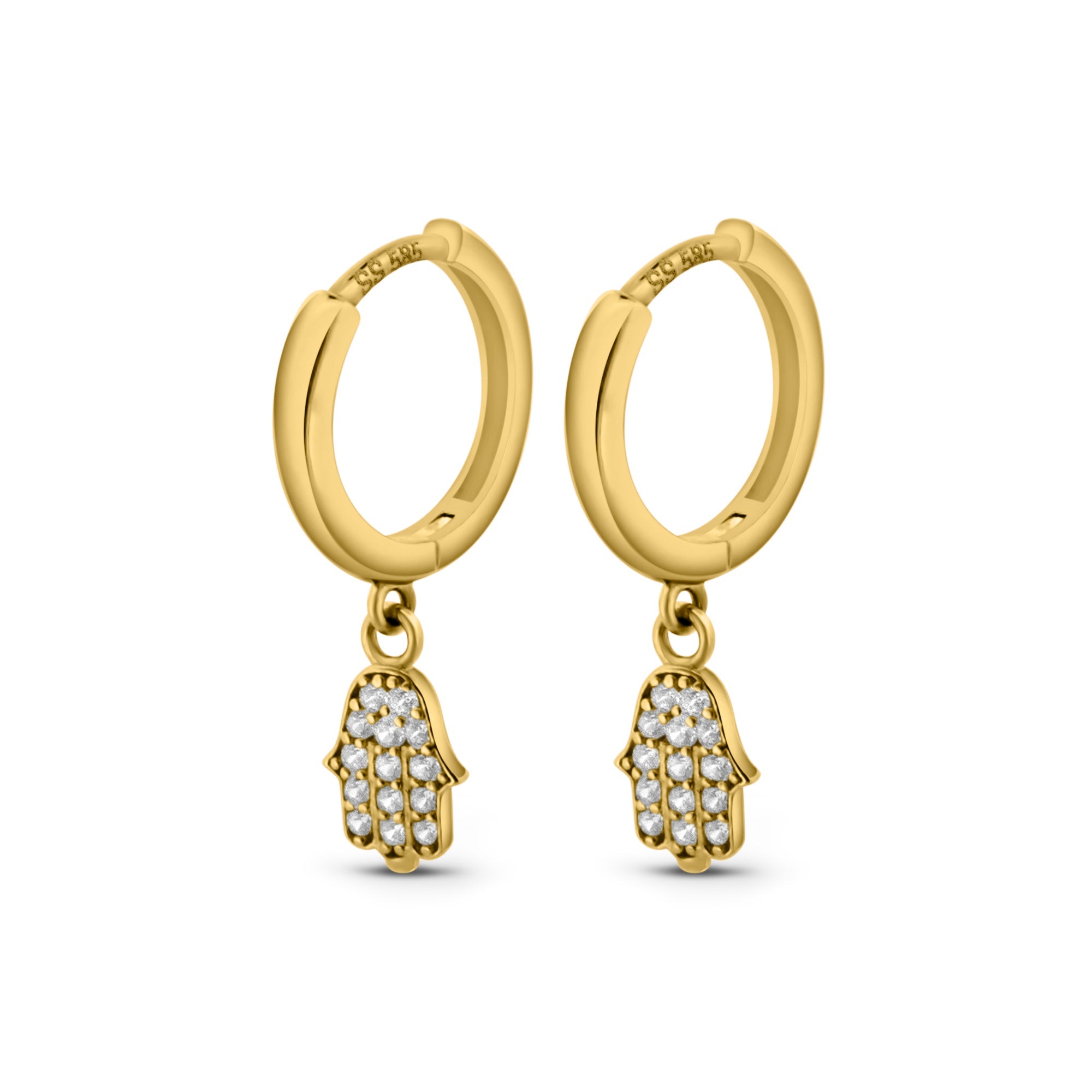 14 Ayar Altın Kadın Küpe - Elvina