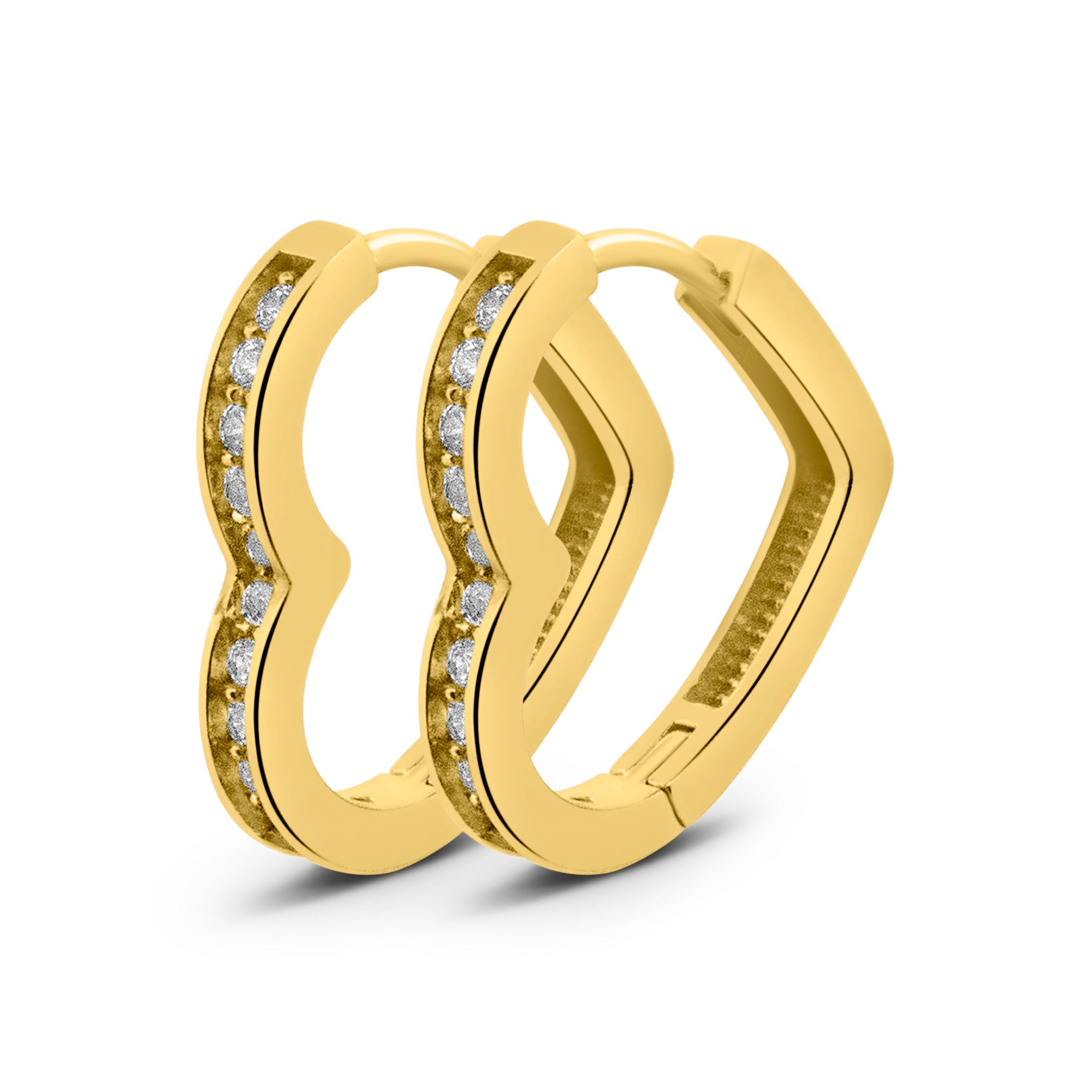 Boucle d'oreille en or femme 14 Carats - Tauriel Heart