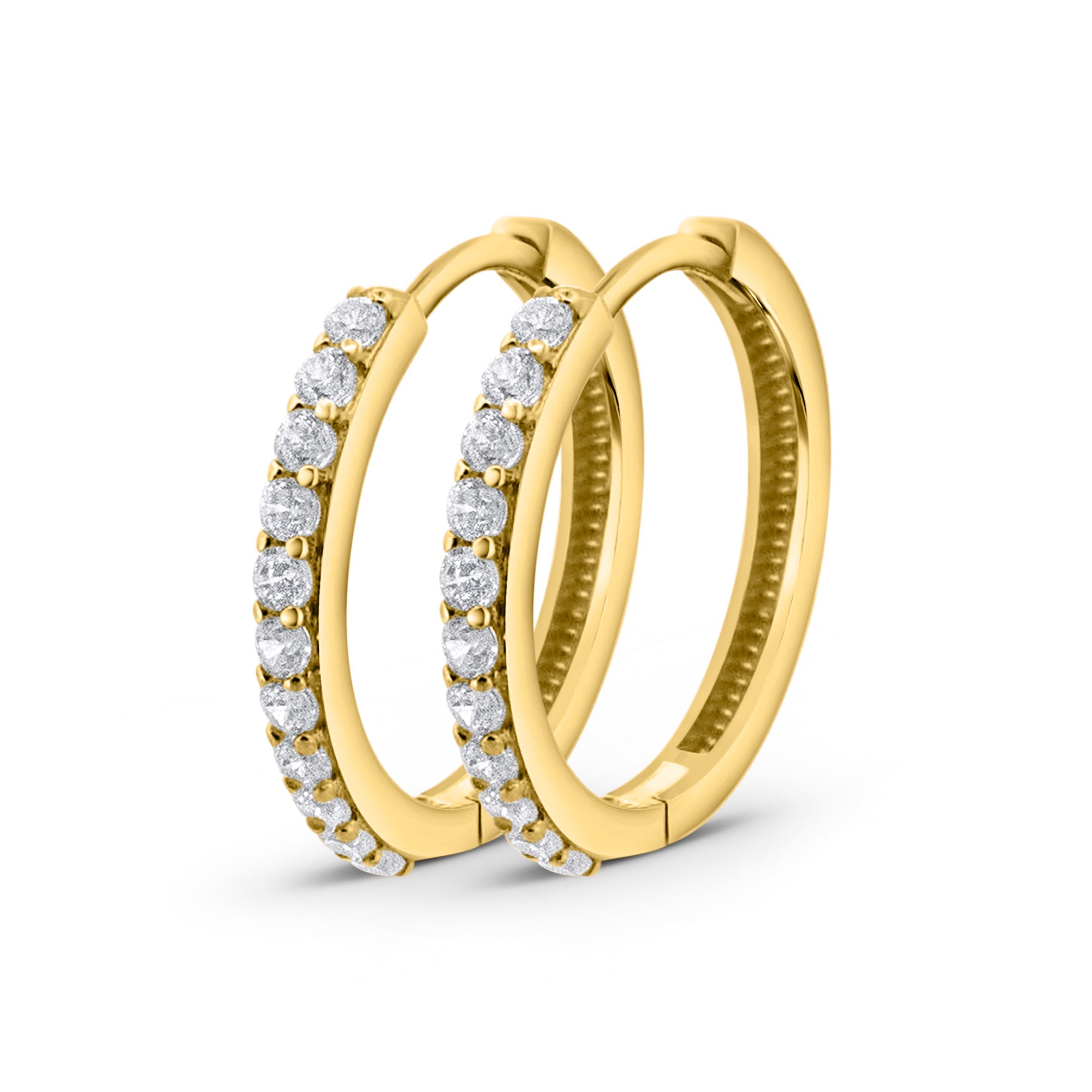 Boucle d'oreille en or femme 14 Carats - Lunaria