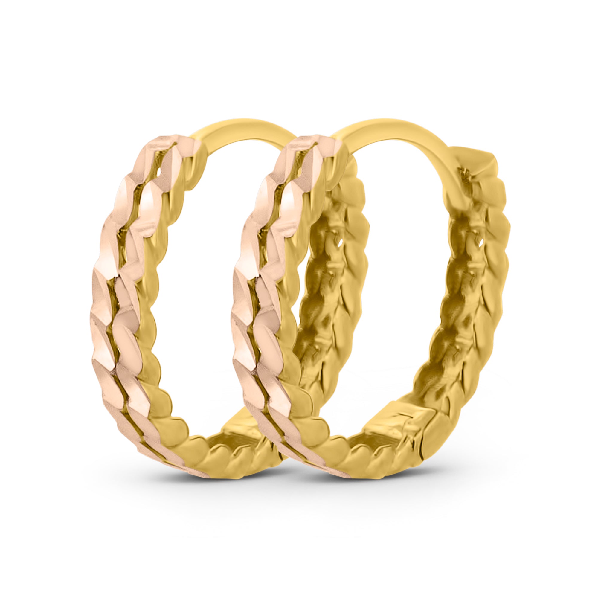 Boucle d'oreille en or femme 14 Carats - Zayenna