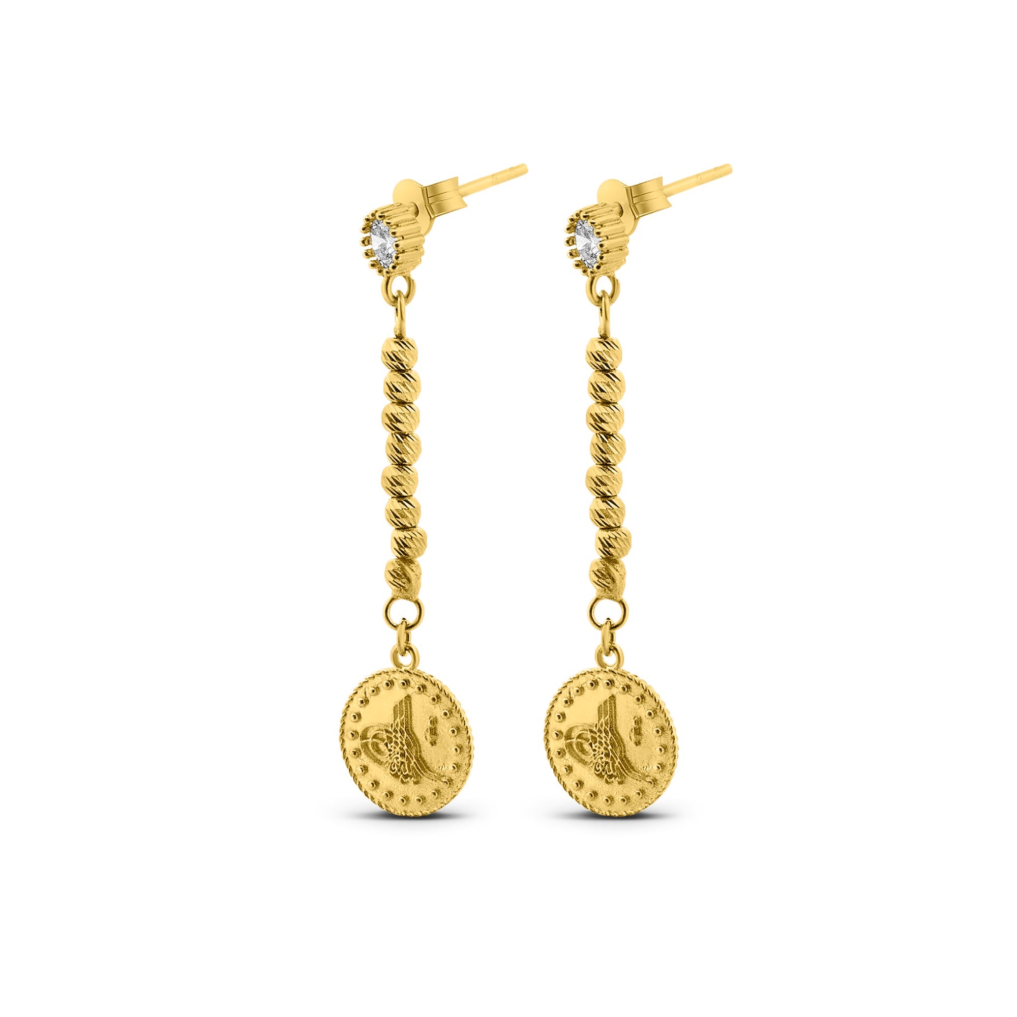 Boucle d'oreille en or femme 14 Carats - Dorica Strang Resat