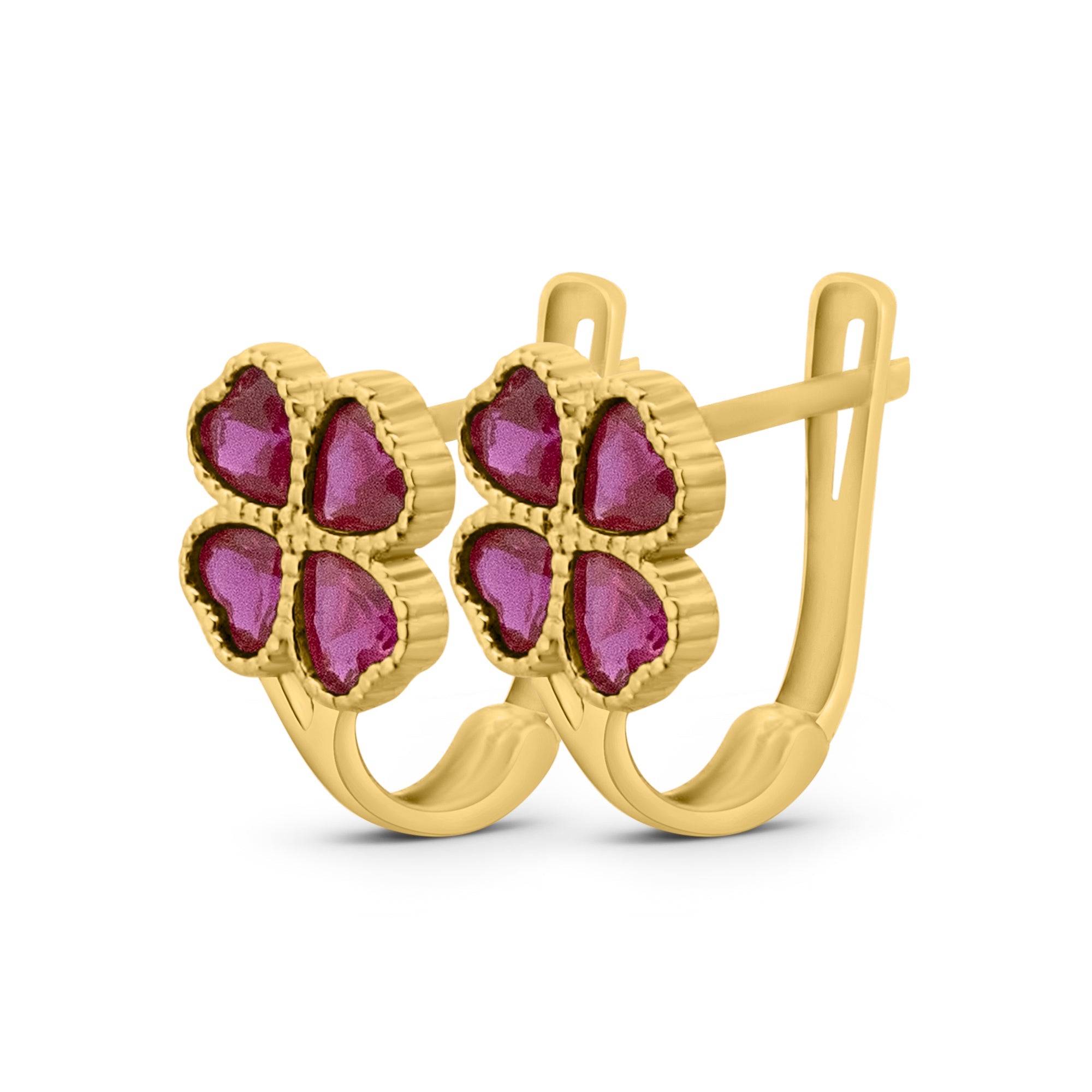 Boucle d'oreille en or femme 14 Carats - Maelis