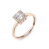 Bagues de fiançailles en or 14K avec Zircon - Elanova