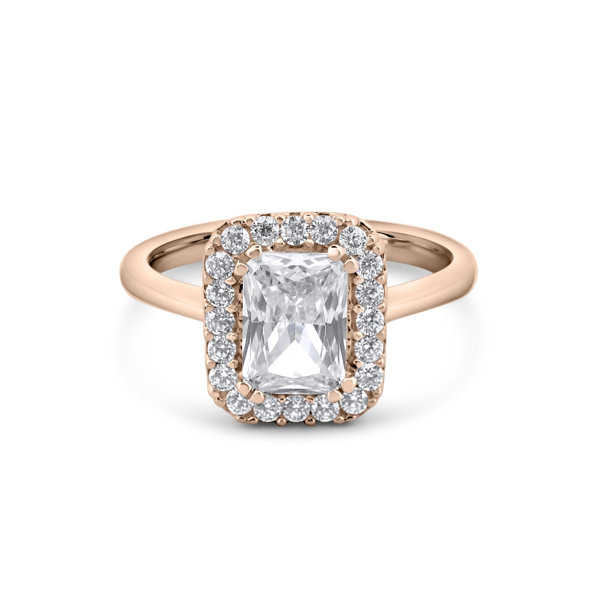 Bagues de fiançailles en or 14K avec Zircon - Orvella